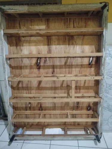 Cama de casal box completa com colchão