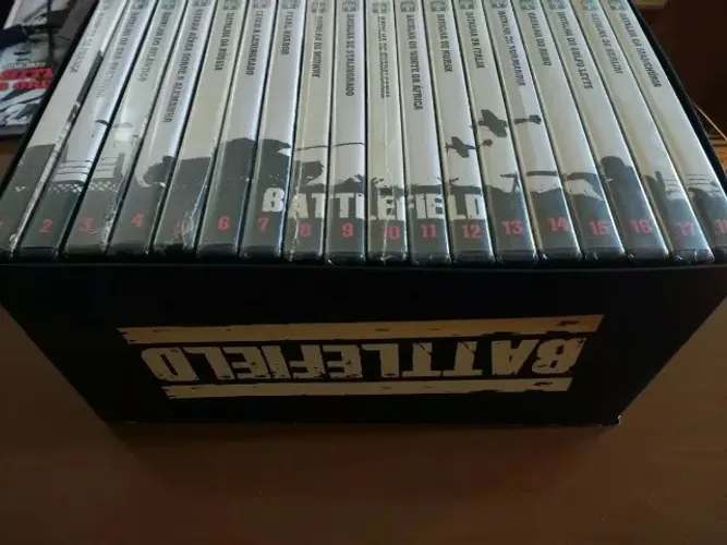 Coleção DVD Battlefield - 2ª Guerra Mundial + Brinde Coleçao não esta completa