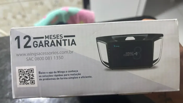 Multimídia wings conecta 8 NUNCA USADO