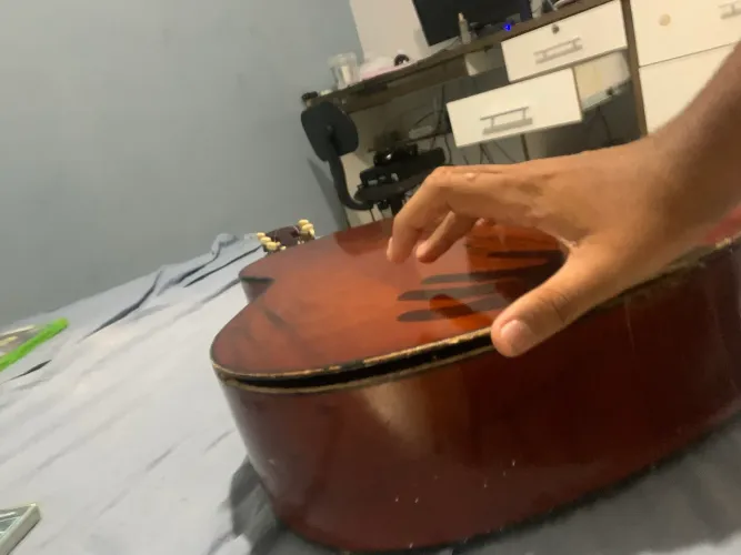  ?Violão Tonante modelo 104, clássico/acústico com avaria