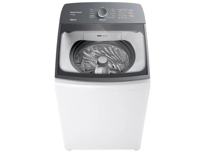Lavadora de Roupas Brastemp 14kg Cesto Inox 12 Programas de Lavagem