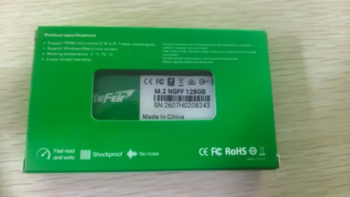 M2 SATA NGFF 128GB 2280