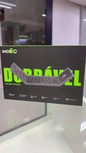 TECLADO BLUETOOTH IMENSO DOBRÁVEL COM TOUCHPAD - PRETO