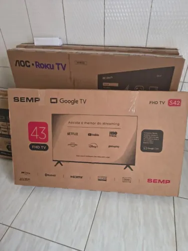 Smart TV Semp 43? FHD Google TV S42 | Lacrada | Com Nota Fiscal