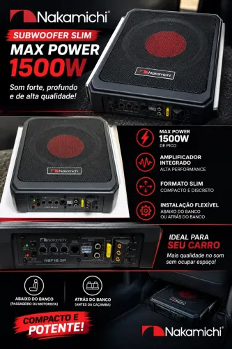 SUBWOOFER SLIM NAKAMICHI