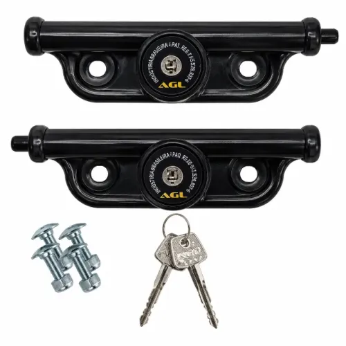 Trava Lateral Tetra AGL para Porta de Enrolar com 4 Pinos e Chave Tetra