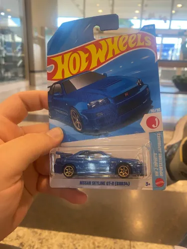 HotWheels Nissan Skyline GTR R34 Azul