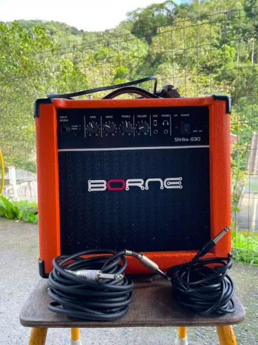 Amplificador Borne Strike G30 + Cabos