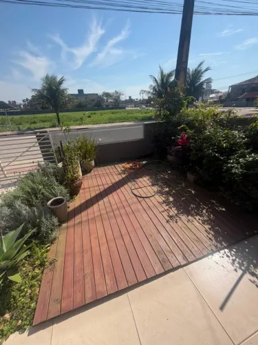 Deck Modular de Madeira para Jardim, Sacada ou Varanda