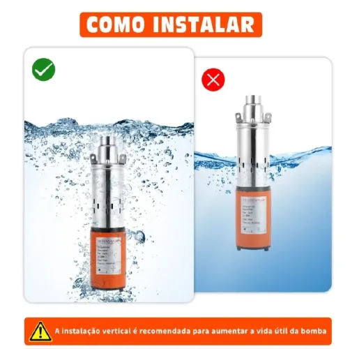 Bomba d'agua 12v 220w of grid para sítios,chácara 