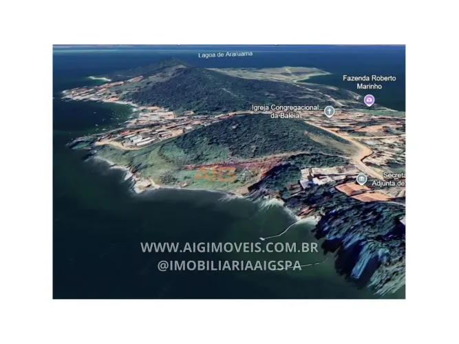 Terreno Área Beira Lagoa Vista Ponta da Areia São Pedro.