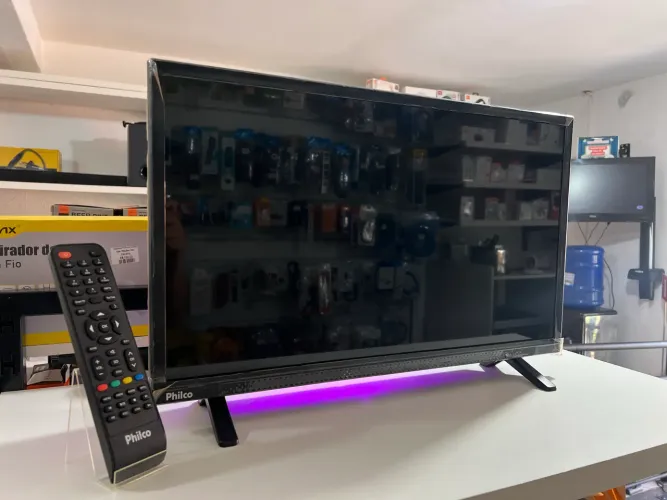 Tv Monitor AOC LED 24 Polegadas - 2 entradas HDMi - 1 Entrada VGA