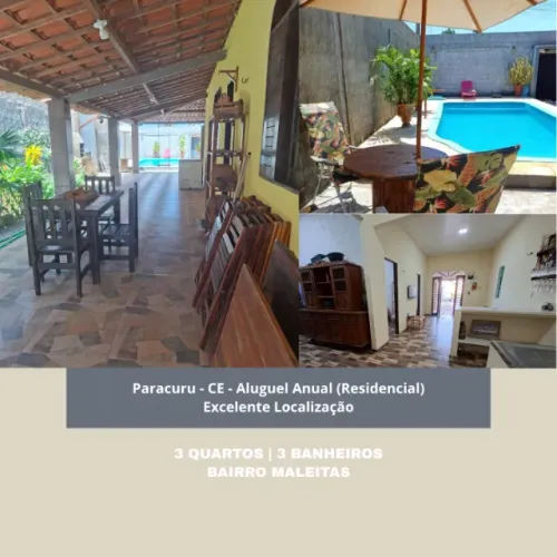 Casa em Paracuru - Aluguel Anual (Residencial)