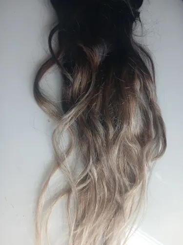 Cabelo humano 65 cm italiano 200g