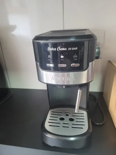 Cafeteira Espresso Dolce Crema 20 Bar Mondial Preto/inox 1200W - C-21-E-CNP 110V