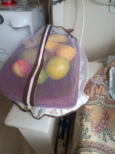 Protetor de Alimentos Com Estampa Marrom 