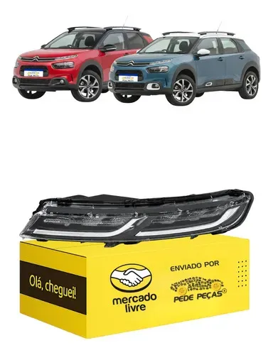 Farol C4 Cactus 2019 2020 2021 2022 23 2024 Superior Drl L.e Esquerdo/motorista