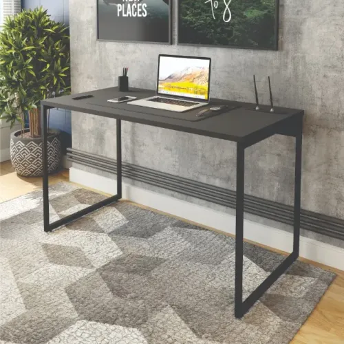 Mesa Escrivania 1200mm x 600mm - COR PRETO