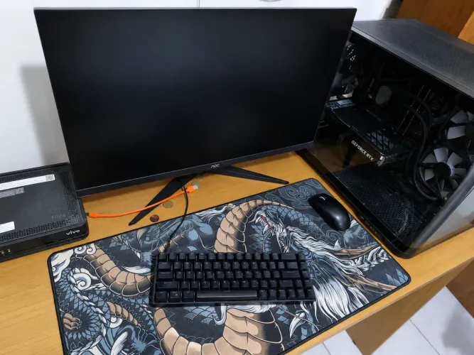 PC Gamer Completo RTX 4060 + Ryzen 5 5600 + Monitor 27" 165Hz