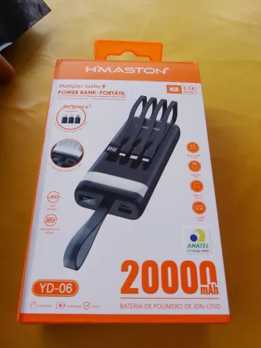 Carregador portátil 20 mil 