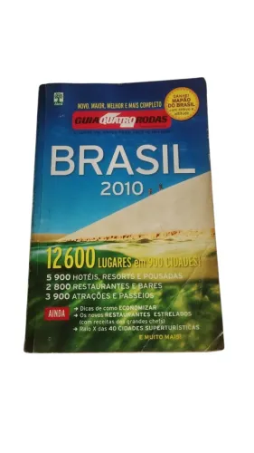 Antiguidade Livro Guia Quatro Rodas 2010 produto usado