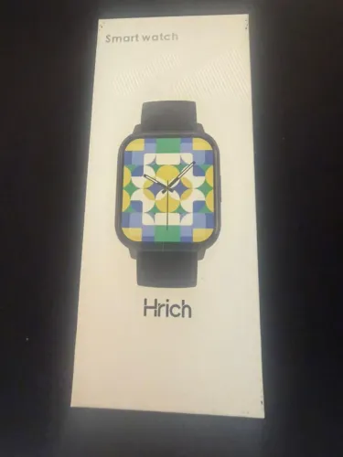 Relógio Smartwatch Hrich Esportivo Homem P56t Hd 1.91 Preto