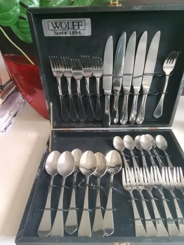 Conjunto talheres inox, 30 peças - Wolff