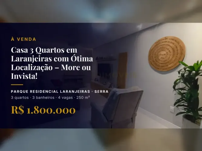 Linda Casa em Parque Residencial Laranjeiras Oportunidade Imperdível!