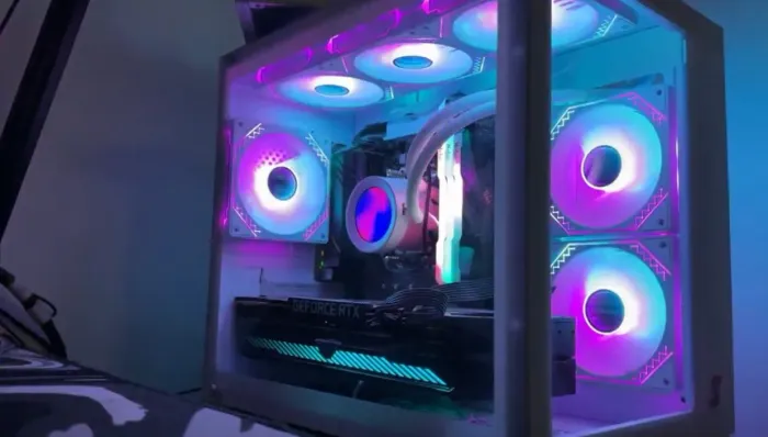 Gabinete branco dt3 tipo aquário