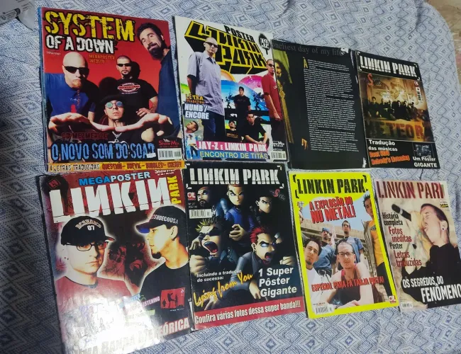 Revistas e Pôsteres de Rock/Nu Metal - Linkin Park e System of a Down