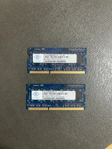 Memória RAM Notebook 4Gb (2x2Gb) DDR3 Nanya 1333 MHz