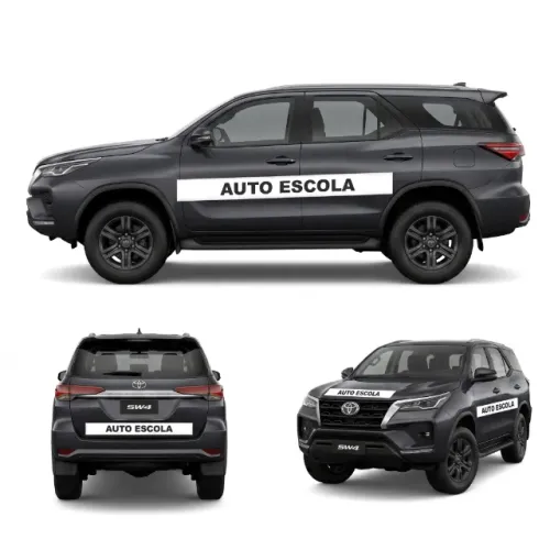 Faixa Auto Escola para Carro com Imã Automotivo Removível Faixa Imantada Instrutor