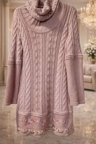 Vestido tricô 