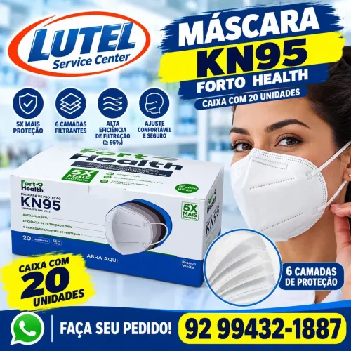 KN95 BRANCA/PRETA 