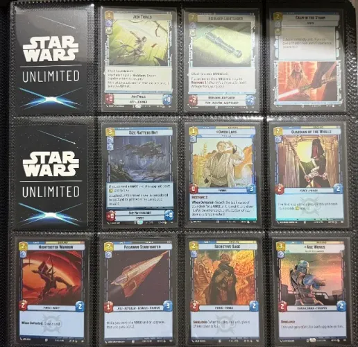 Star Wars Unlimited Legends of the Force Cartas Foil avulsas