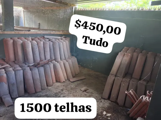 Telha canal usada em Bom estado de conservação