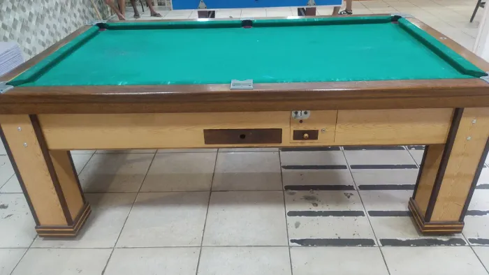 Mesa de Sinuca Comercial Luxo Sucupira