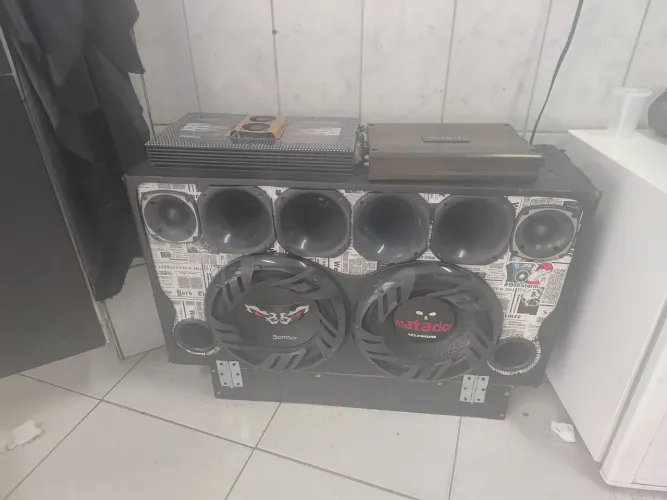 Caixa de som completa 