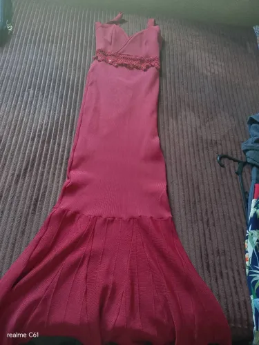Vestido vermelho de festa