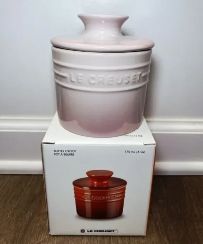 Pote Para Manteiga Rosa Pink Le Creuset