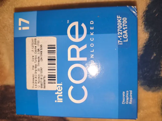 Processador Intel I7 12700KF