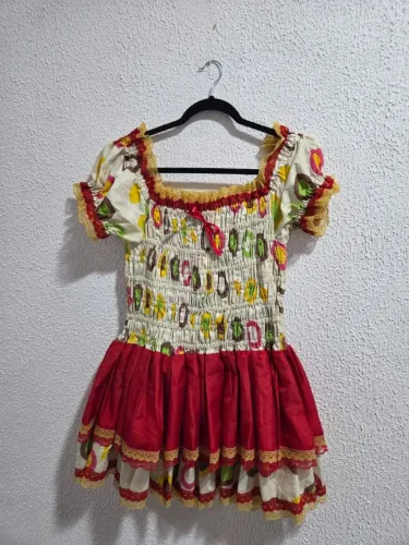 Vestido Junino - tam:G/GG