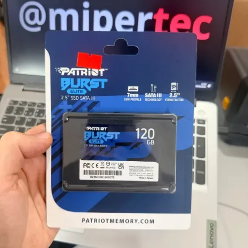 SSD Patriot Burst Elite 120GB SATA III 2,5" Novo Lacrado