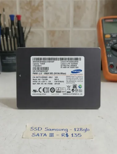 SSD 128 GB Samsung| Oportunidade