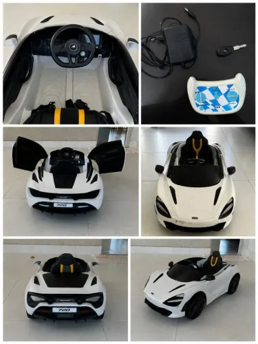 McLaren 720S Elétrico Infantil 12V - Completo - Controle Remoto + Portas Superesportivas