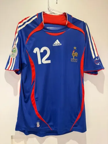 Camisa França 2006 #12 Henry - Original de época
