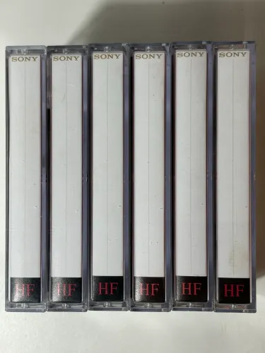 Lote de fitas cassete Sony HF 120min