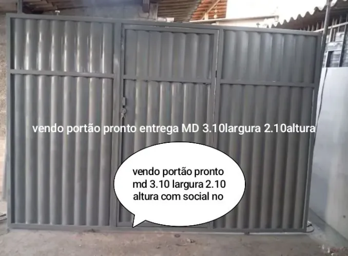 Portão sobre medida 