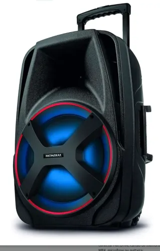 Caixa Amplificada Bluetooth Mondial CM550 Connect Power Plus 550W