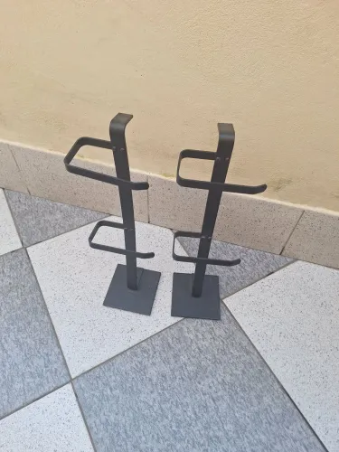 Conjunto porta papel higiênico duplo